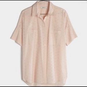 Madewell Eyelet Courier Shirt